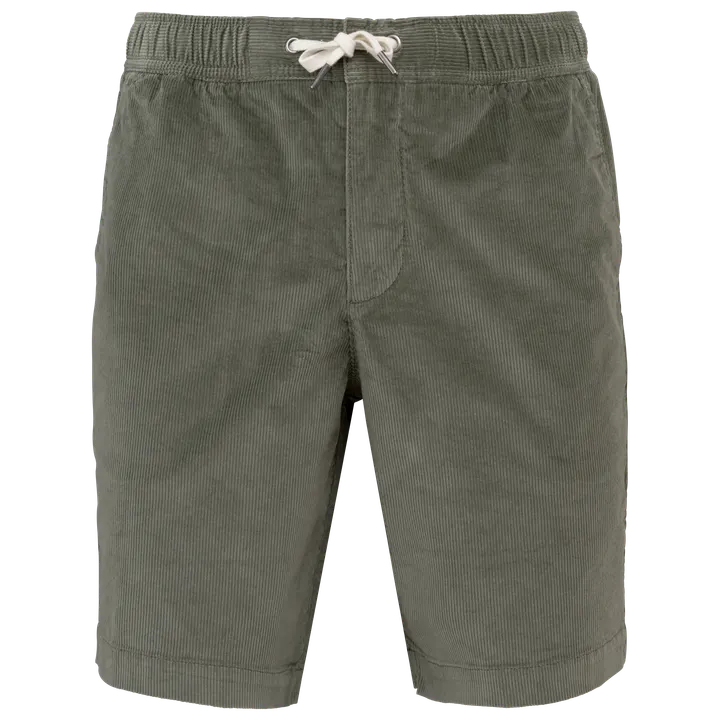 Short écoresponsable en velours côtelé homme Pale Khaki