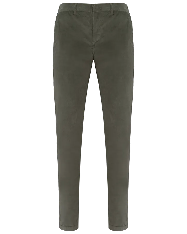 Umweltfreundliche Herren-Hose aus Kord Pale Khaki
