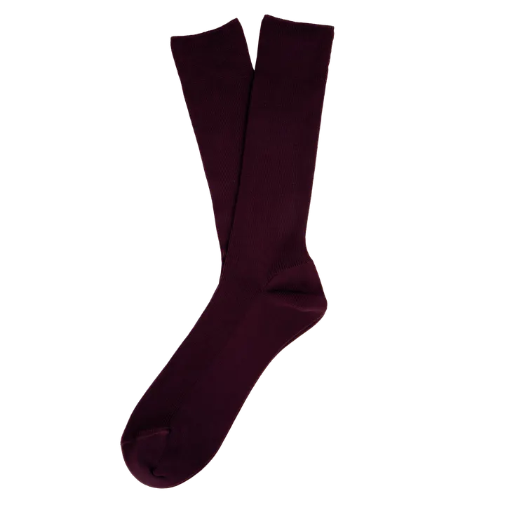 Umweltfreundliche Unisex-Socken Dark Cherry