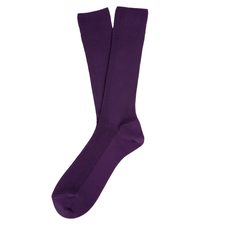 Umweltfreundliche Unisex-Socken Deep Plum