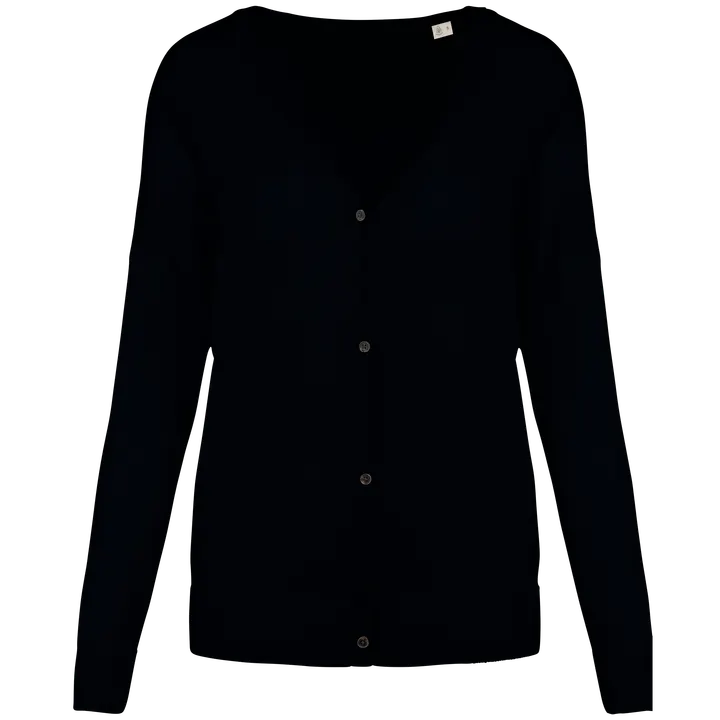 Cardigan écoresponsable en lyocell femme Black