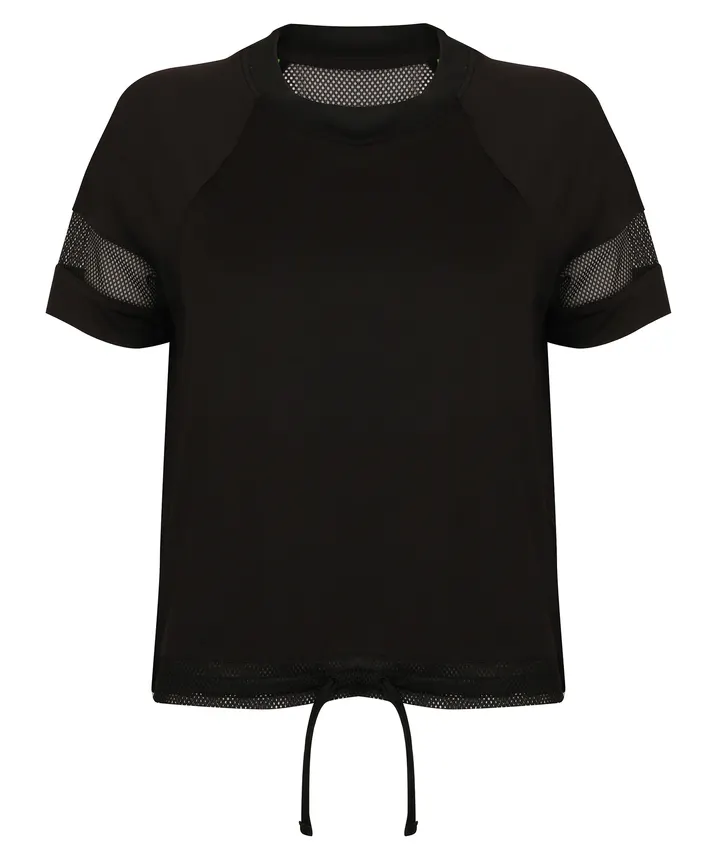 T-Shirt für Damen, oversized Black