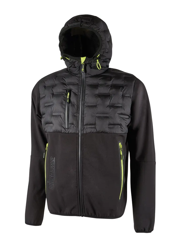 Mann Hybrid-Jacke Spock Black Carbon