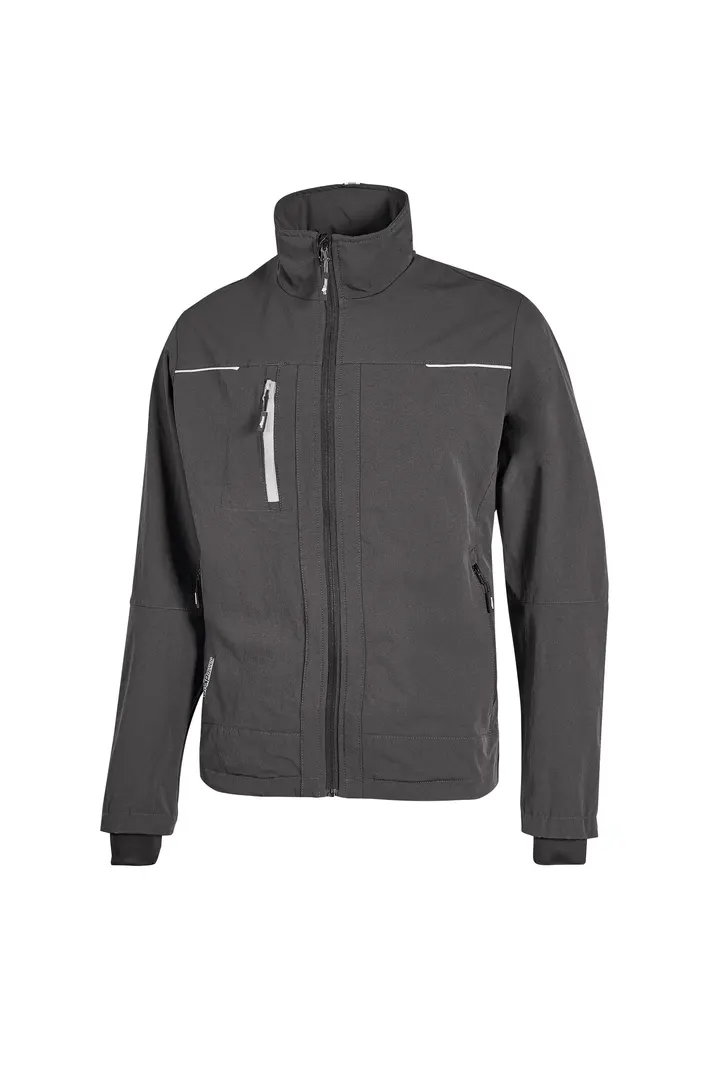 Mann jacke Pluton Asphalt Grey