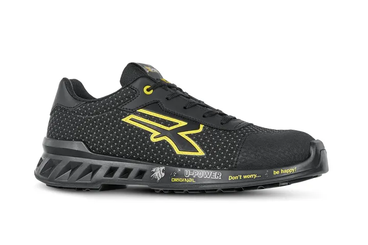 Sicherheitsschuhe Matt Black / Yellow