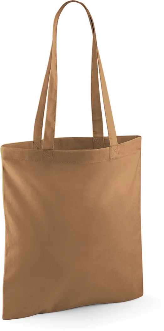 Sac shopping à anses longues Caramel