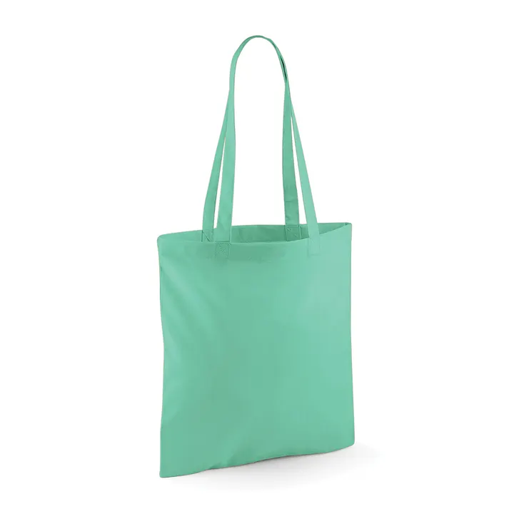 Sac shopping à anses longues Mint Green