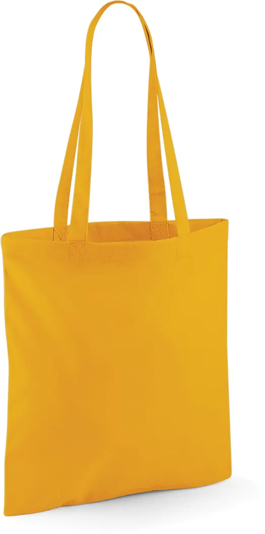 Sac shopping à anses longues Mustard