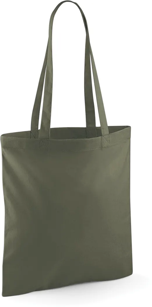 Sac shopping à anses longues Olive Green