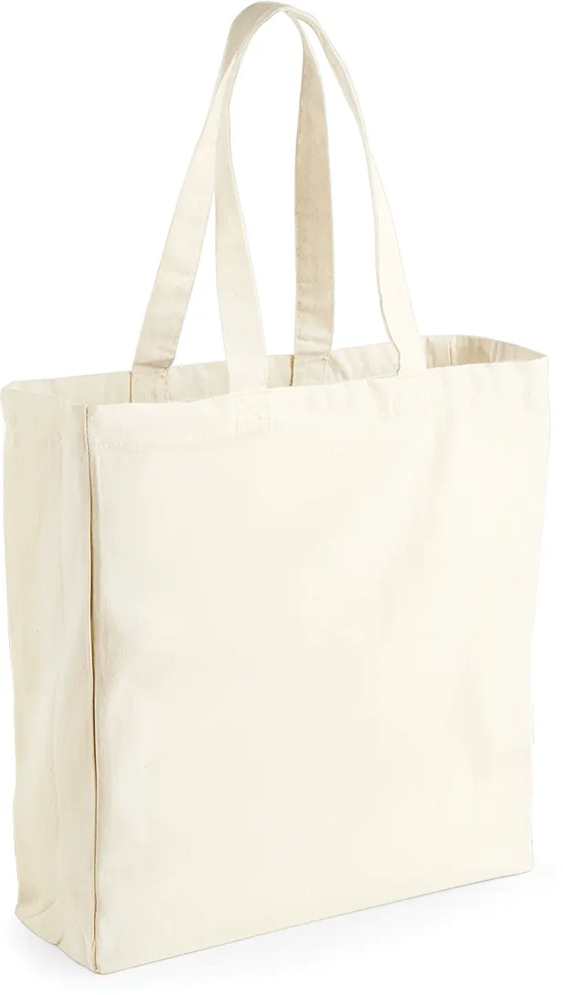 Sac toile coton shopping Natural