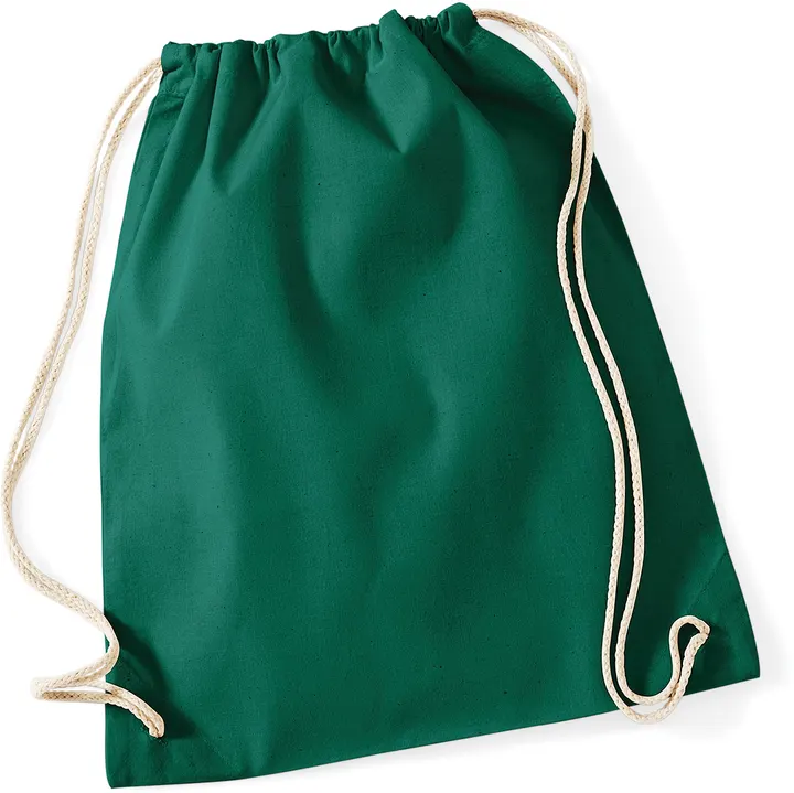 Cotton Gymsac Bottle Green