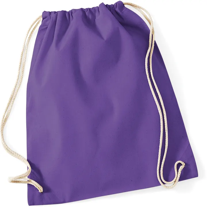 Cotton Gymsac Purple