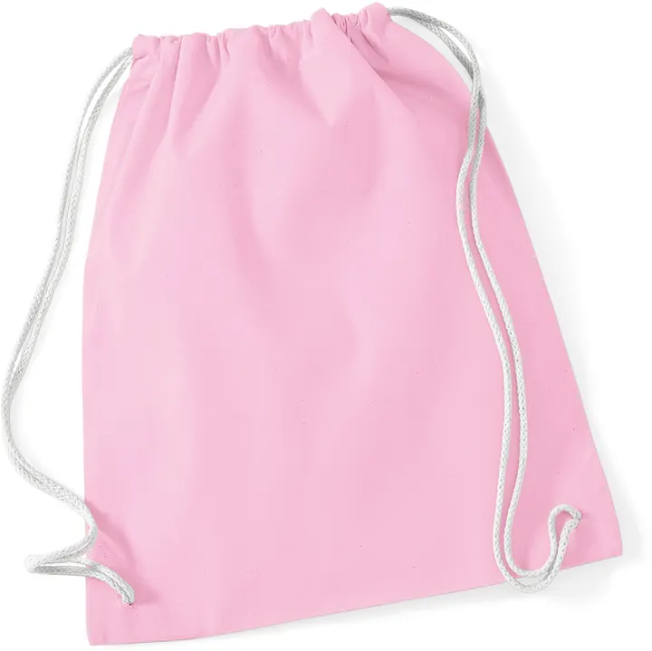 Cotton Gymsac Classic Pink / White
