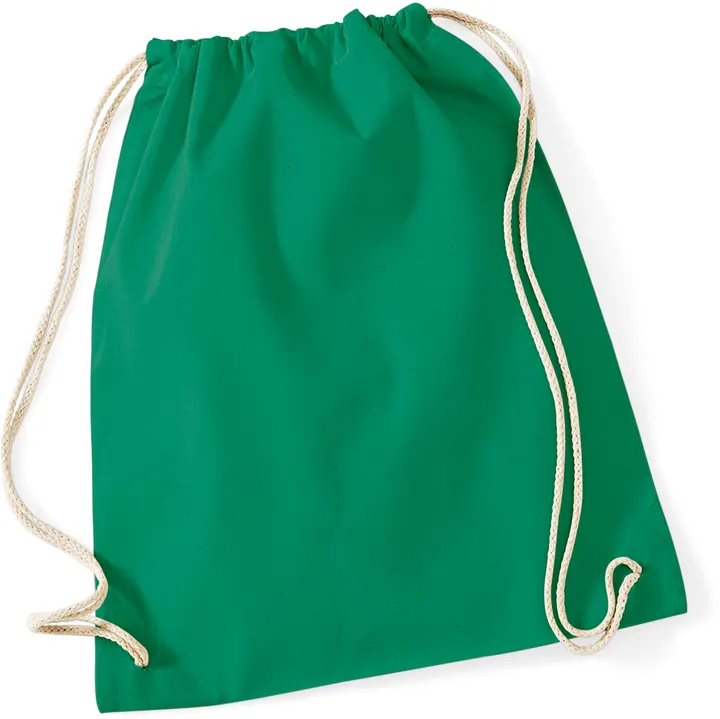 Cotton Gymsac Kelly Green