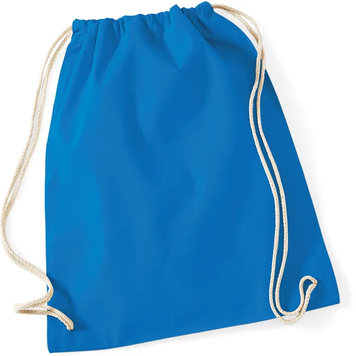Cotton Gymsac Sapphire Blue