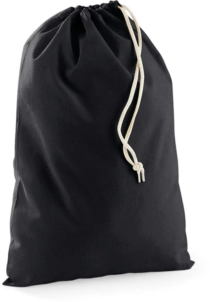 Cotton Stuff Bag Black