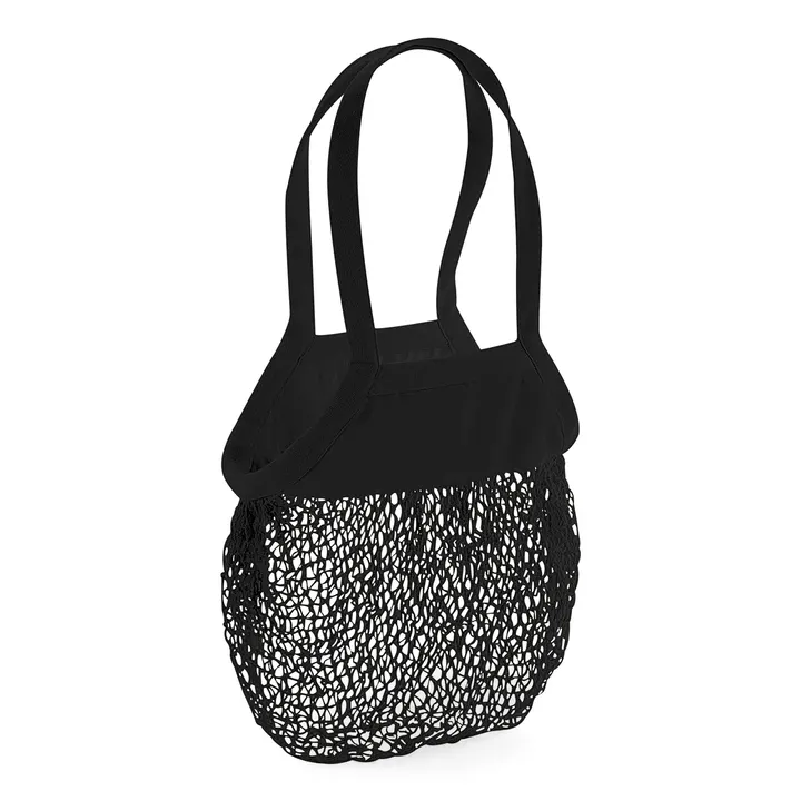 Einkaufsnetz aus Bio-Baumwolle Black