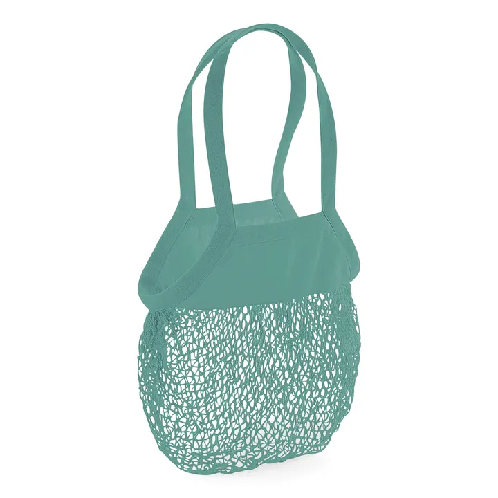 Einkaufsnetz aus Bio-Baumwolle Sage green