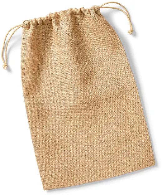 Jute Tasche mit Kordeln Natural