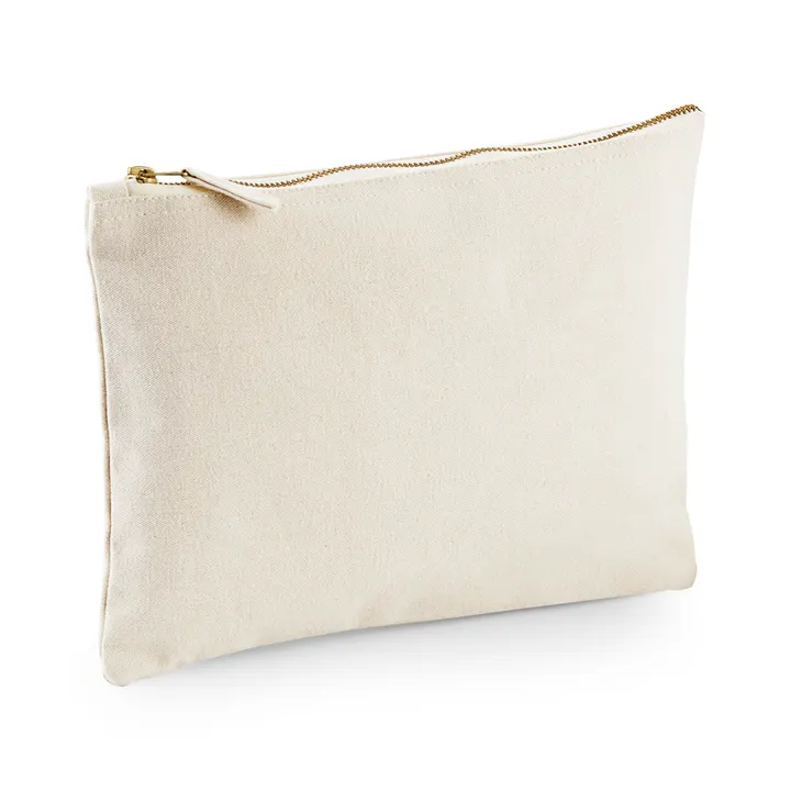 Pochette en toile de coton Natural