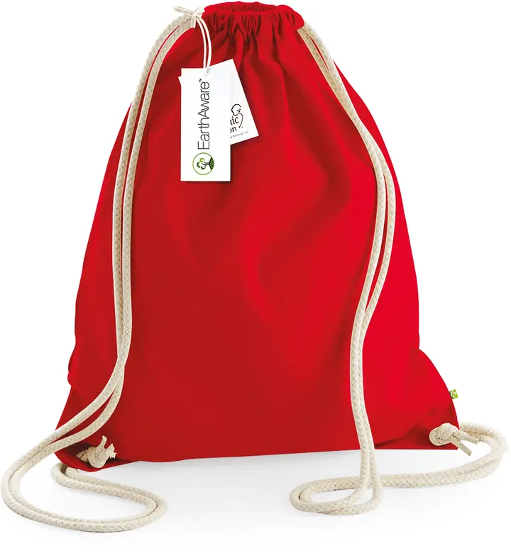 EarthAware® Organic Gymsac Classic Red
