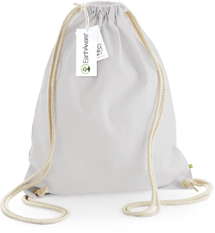 EarthAware® Organic Gymsac Light Grey