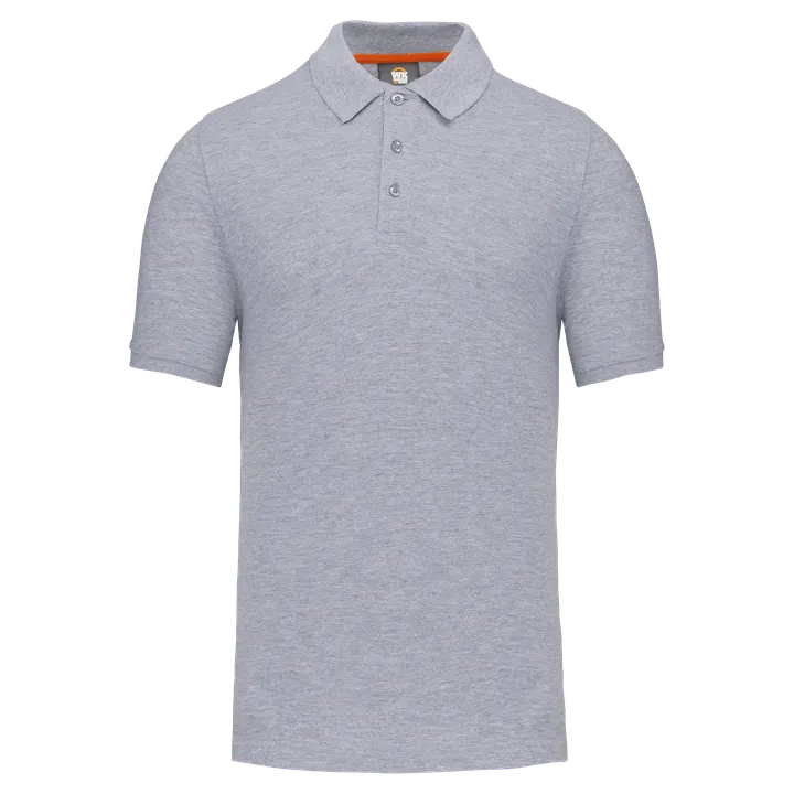 Umweltfreundliches Herren-Polohemd Oxford Grey