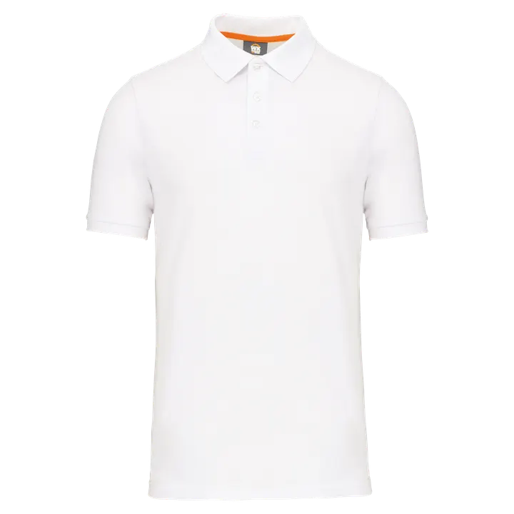 Umweltfreundliches Herren-Polohemd White