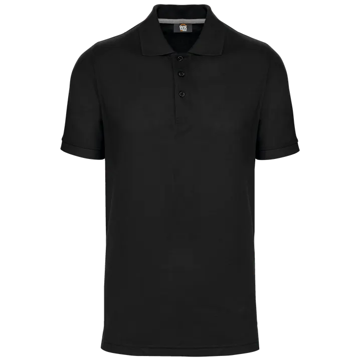 Kurzarm-Polohemd Black