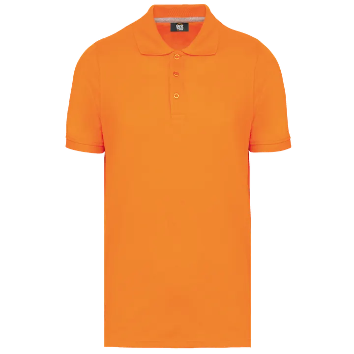 Kurzarm-Polohemd Orange