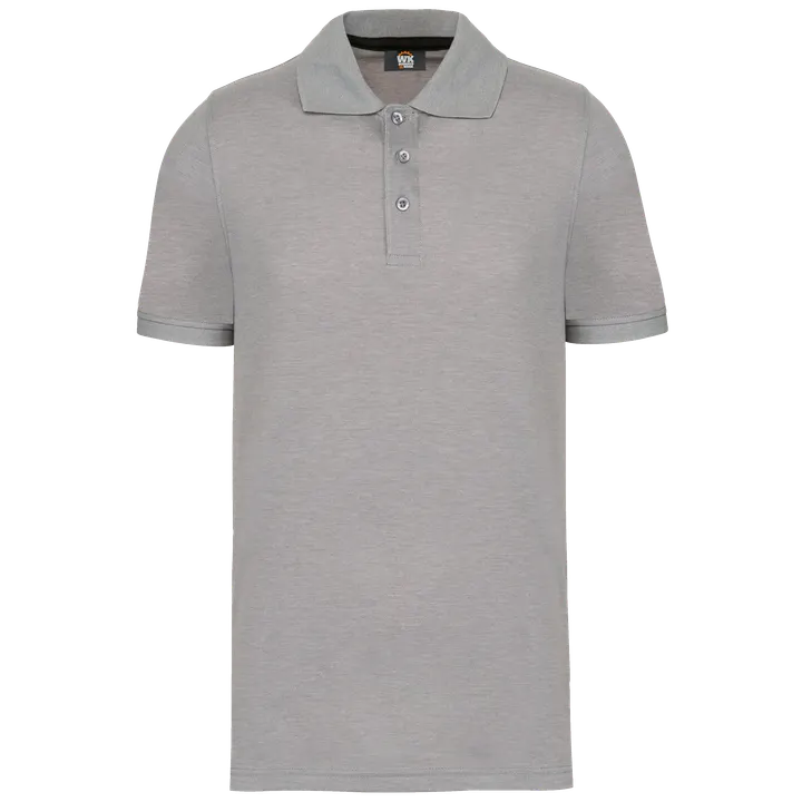 Kurzarm-Polohemd Oxford Grey