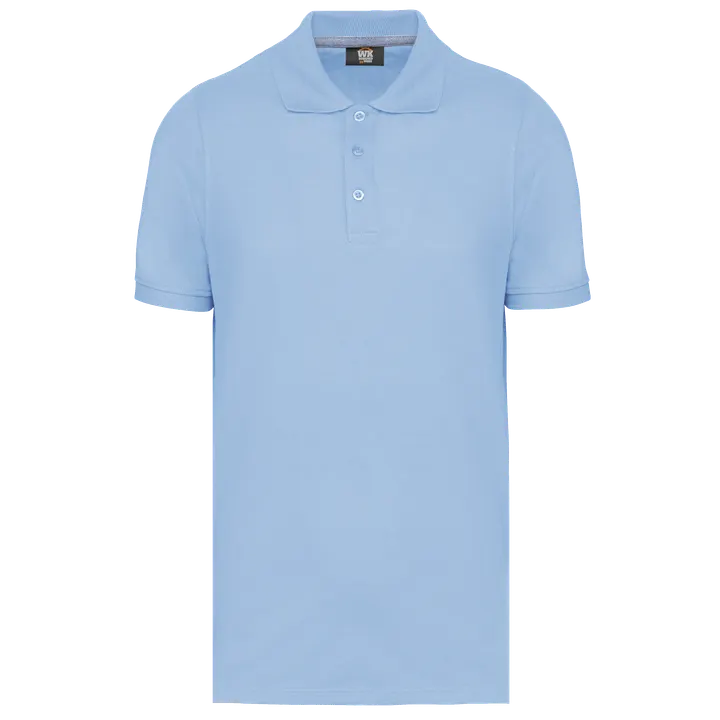 Kurzarm-Polohemd Sky Blue