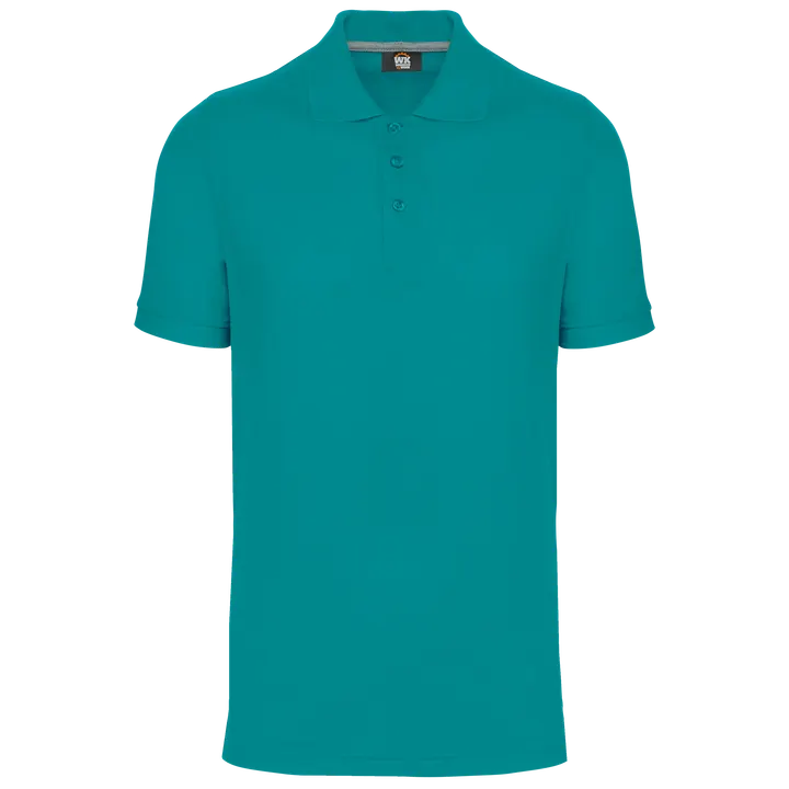 Kurzarm-Polohemd Teal Blue