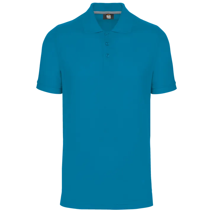 Kurzarm-Polohemd Tropical Blue