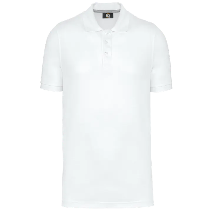 Kurzarm-Polohemd White