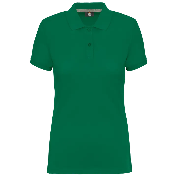 Kurzarm-Polohemd für Damen Kelly Green