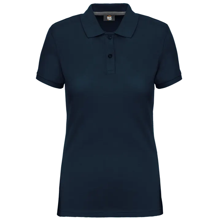 Kurzarm-Polohemd für Damen Navy