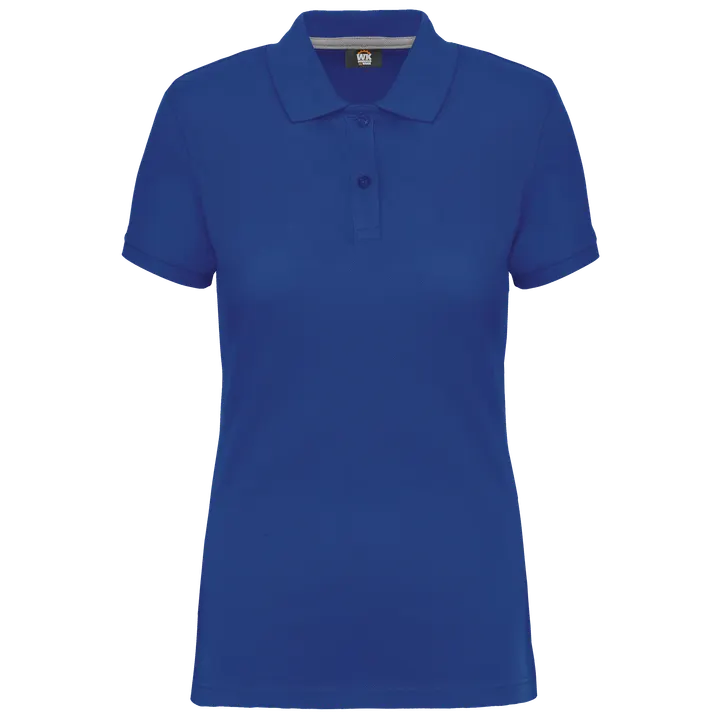 Kurzarm-Polohemd für Damen Royal Blue