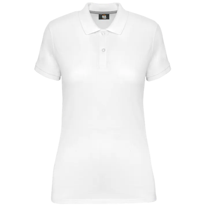 Kurzarm-Polohemd für Damen White