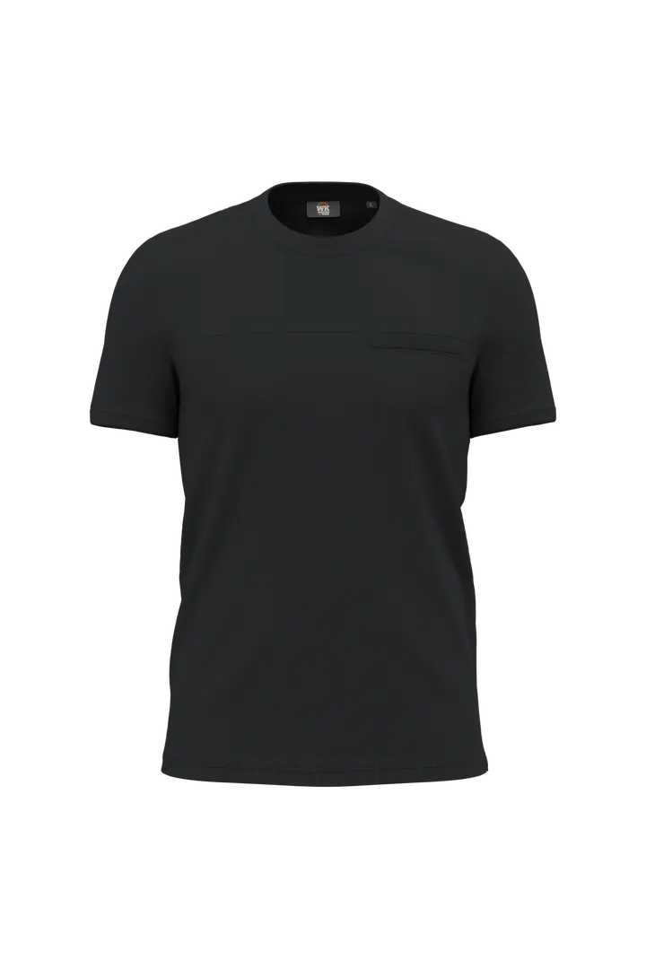 T-shirt de cuisine respirant unisexe Black