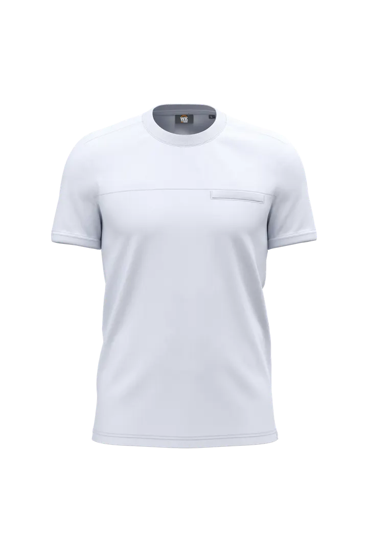 T-shirt de cuisine respirant unisexe White