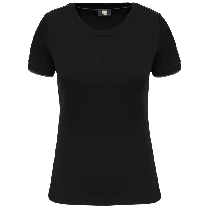 Damen-T-Shirt Day To Day mit kurzen Ärmeln Black / Silver