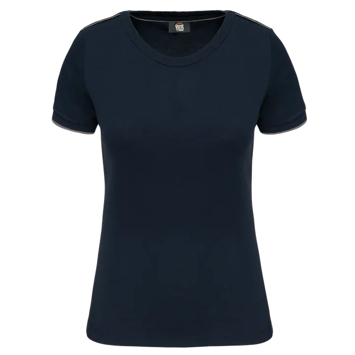 Damen-T-Shirt Day To Day mit kurzen Ärmeln Navy / Silver