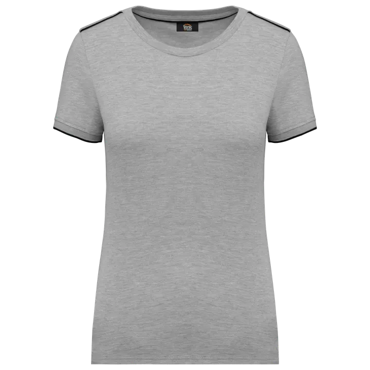 Damen-T-Shirt Day To Day mit kurzen Ärmeln Oxford Grey / Black