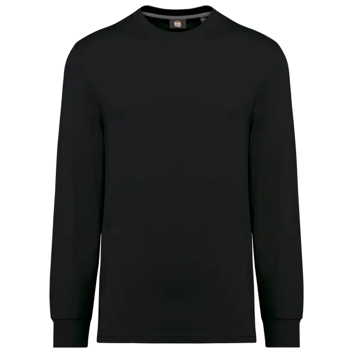 T-shirt écoresponsable manches longues unisexe Black