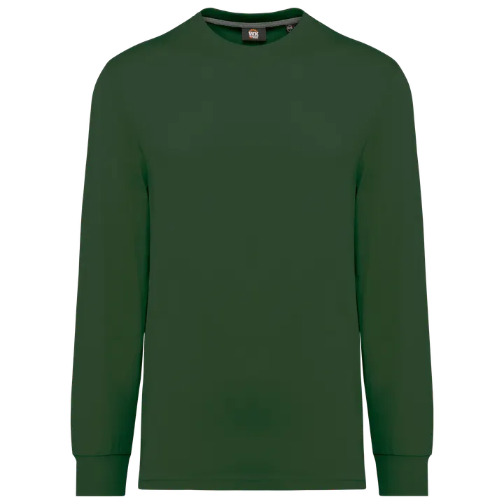 T-shirt écoresponsable manches longues unisexe Forest Green