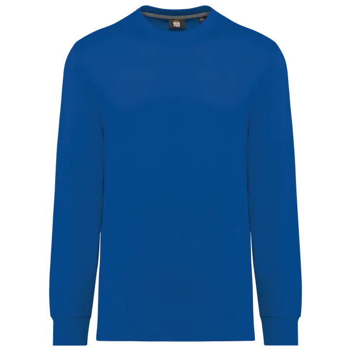 T-shirt écoresponsable manches longues unisexe Royal Blue