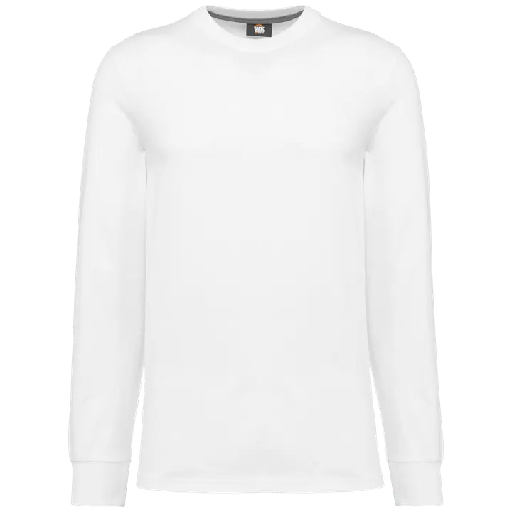 T-shirt écoresponsable manches longues unisexe White
