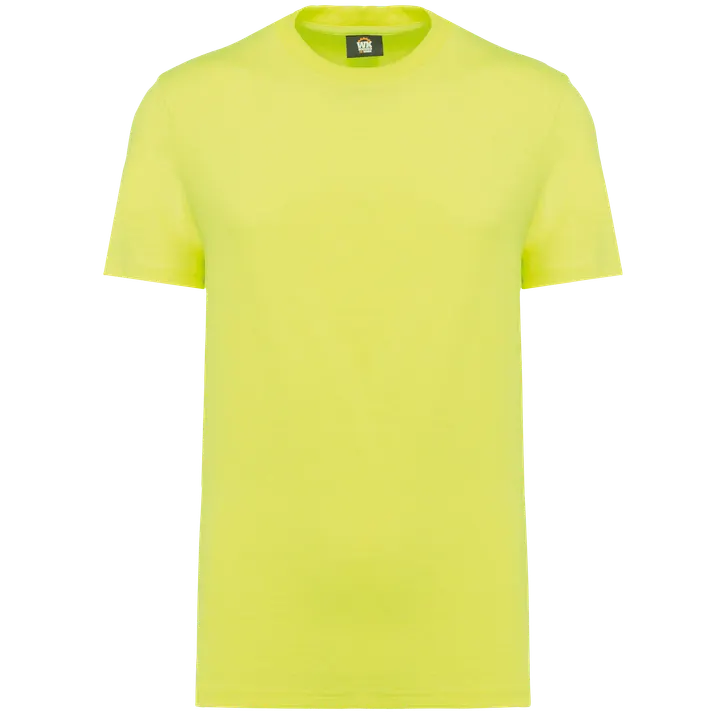 T-shirt écoresponsable manches courtes unisexe Fluorescent Yellow