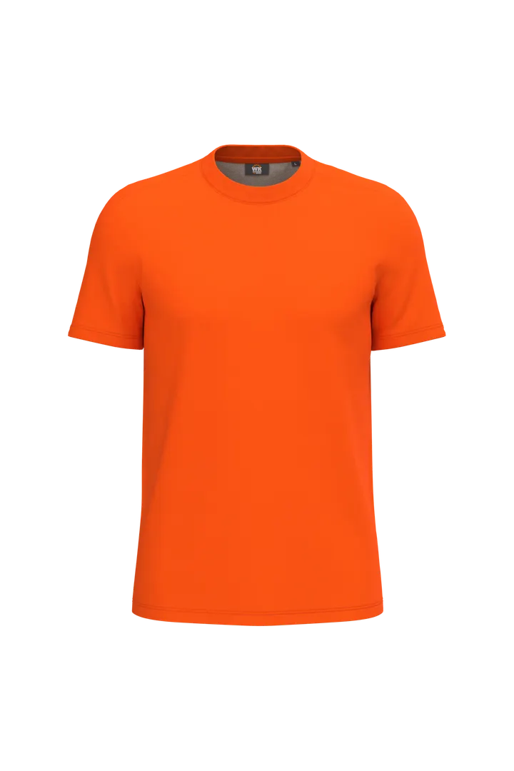 Umweltfreundliches Unisex Workwear T-Shirt aus Baumwolle/Polyester Fluorescent Orange